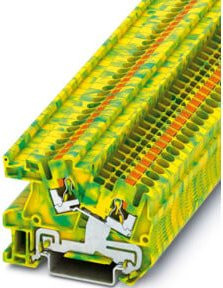 Phoenix Contact Schutzleiterklemme PTI 2,5-PE grün-gelb für 0,14-4 qmm - Bild 1