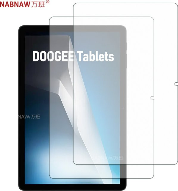 Doogee Displayschutzfolie aus gehärtetem Glas für Tab A9 A9pro A9plus G5 G6 Pro Plus E3 E3plus E3pro V Pad U11 Pro, 2er-Pack, transparent - Bild 1