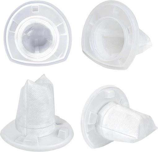 4-teiliges Set waschbare Ersatzfilter für Black Decker VF110 Handstaubsauger in Weiß - Bild 1