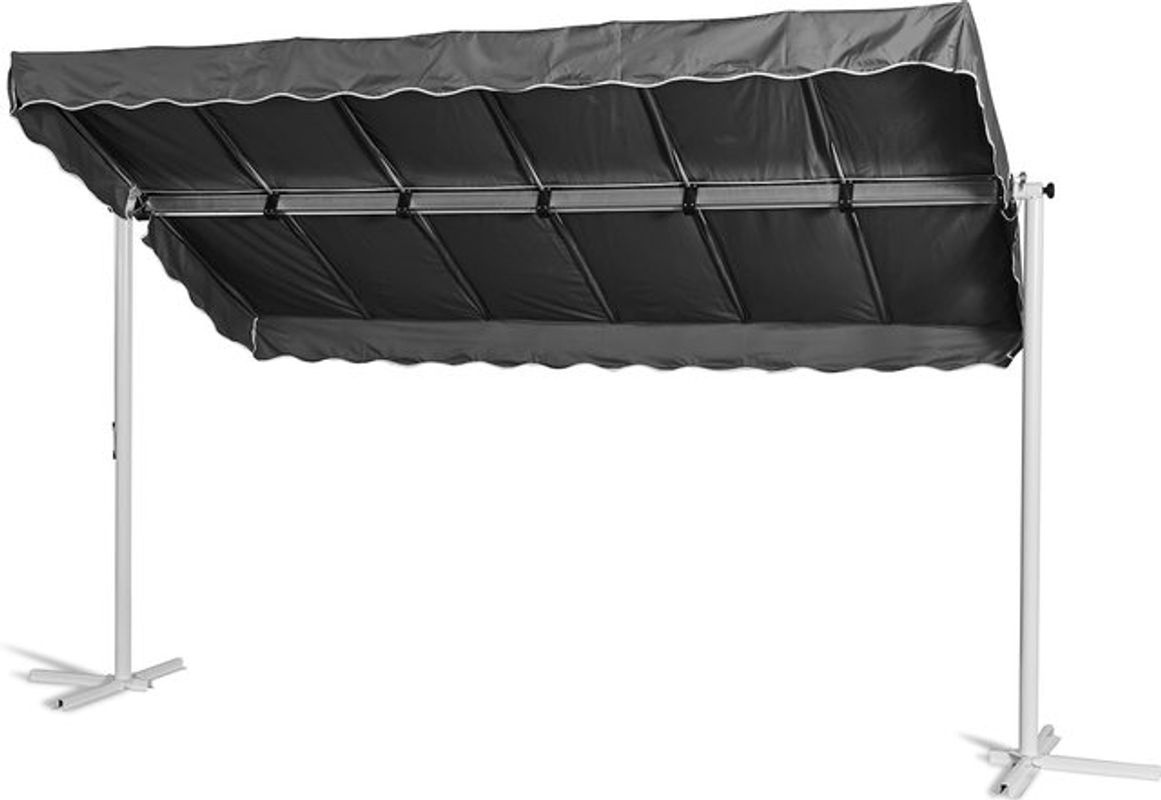 Grasekamp Ziehharmonika-Markise aus Aluminium und Polyester in Grau, B/H: 225 x 220 cm - Bild 2