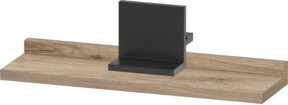 Duravit Spiegel-Ablage Sivida in Ei Marmor, Farbe Schwarz, B/H/T: 45 x 65 x 3,6 cm - Bild 1