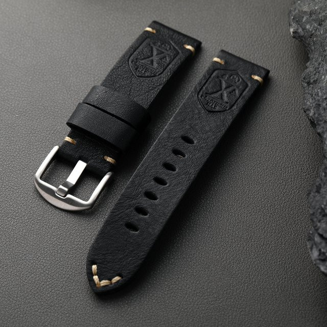 Raystray Armband, Leder, Schwarz, Unisex - Bild 1