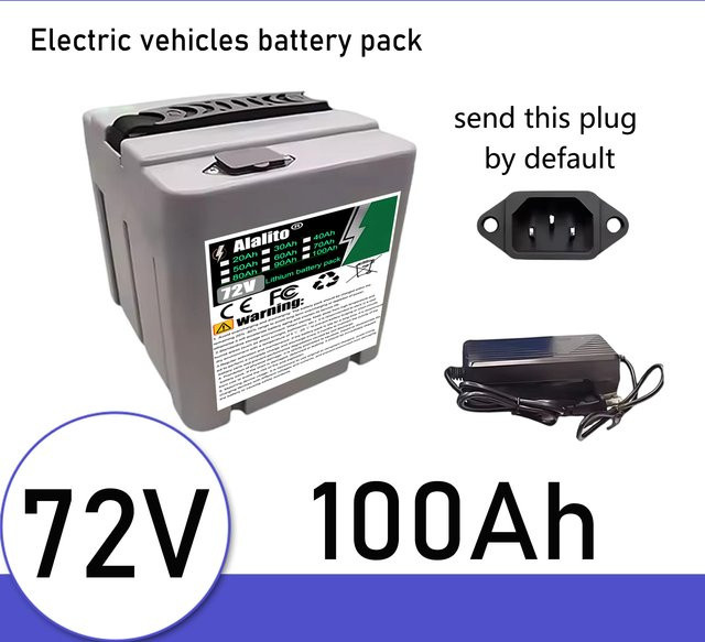 Air Express ALalito Lithium-Batterie 72V 20Ah mit 18650 Zellen für Motoren bis 3000W - Bild 1