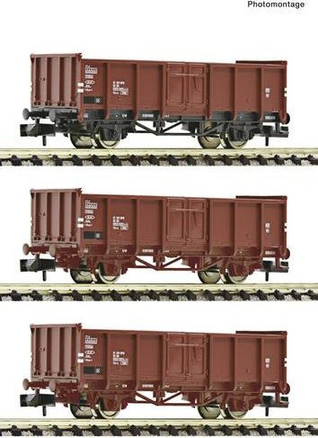 Fleischmann Offene Güterwagen, DR, 3-tlg. Set, 1:87 - Bild 1