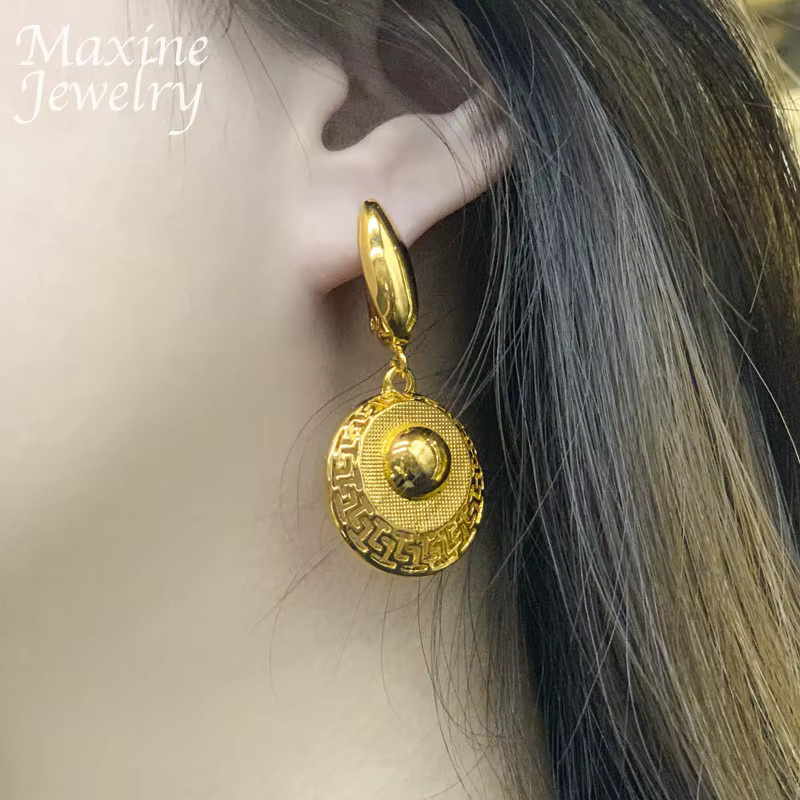 HIPUNK Ohrringe, 18K vergoldet, Messing, Gold, Damen - Bild 2