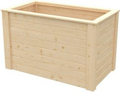 KIEHN-HOLZ Hochbeet aus Holz in Beige, B/H/L: 64,5 x 69 x 114 cm - Bild 1