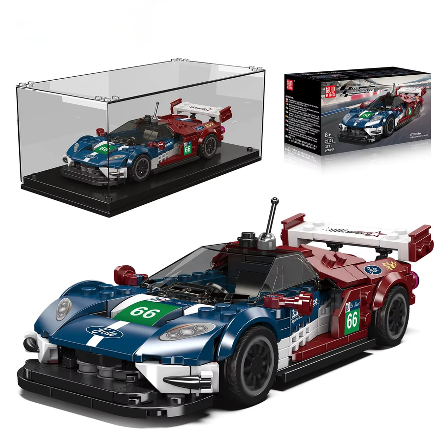 Mould King 27103 NO.Leman Endurance Sport Auto Bausteine Set mit 347 Teilen in Mehrfarbig - Bild 5