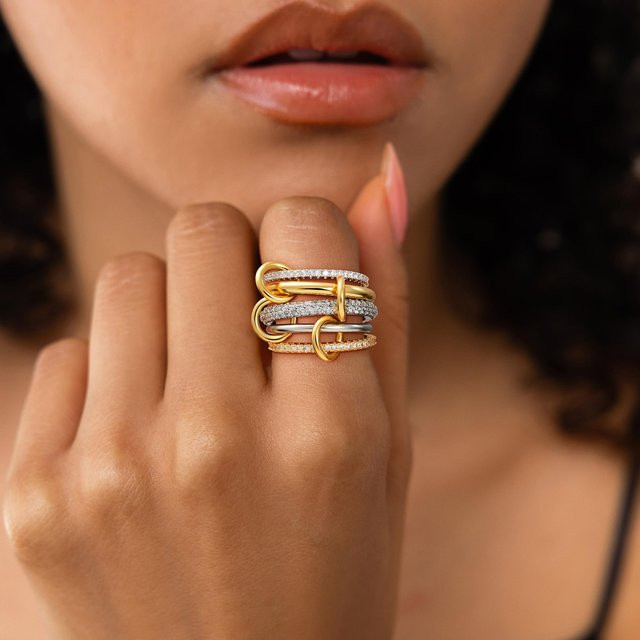 Vania Fashion Ring, Edelstahl, Zirkonia, Weiß, Damen - Bild 1