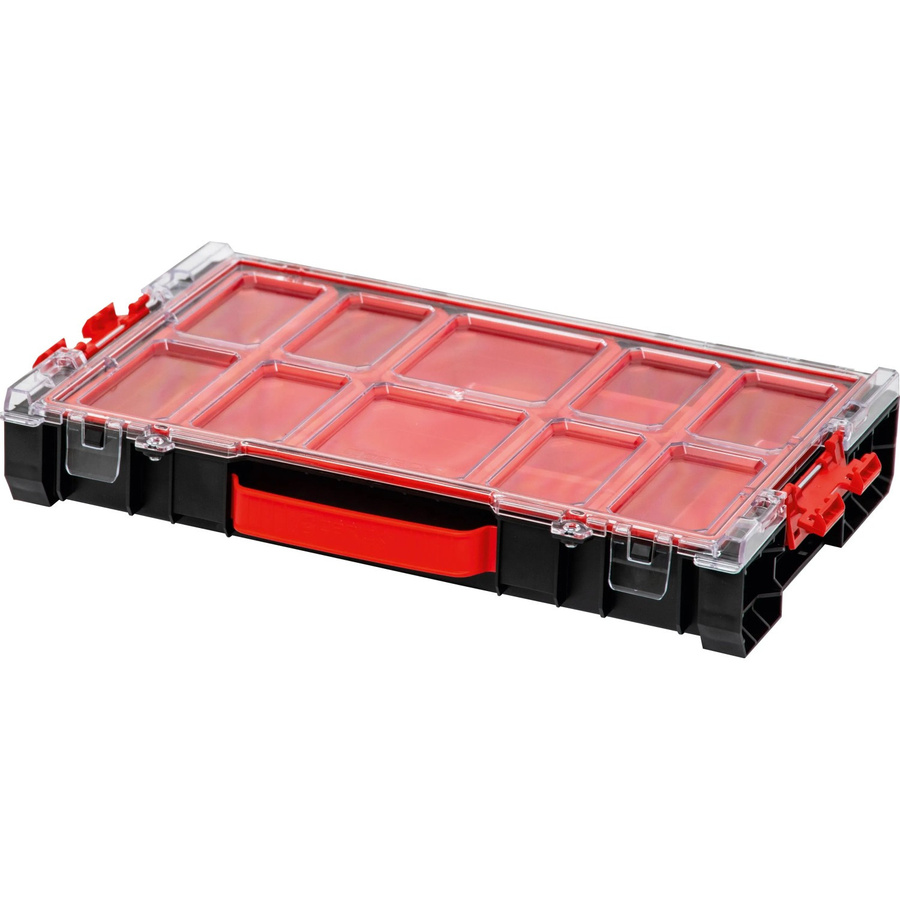 Qbrick System Organizer Pro 100 Organizer aus Kunststoff, transparent, B/T/H: 45,2 x 29,6 x 7,9 cm - Bild 2