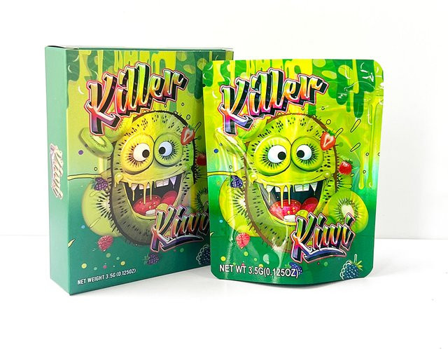Cartoon Display Verpackungsbox-Set mit Mylar-Plastikbeuteln und Papierbeuteln in Multicolour für 3,5 Gramm - Bild 1