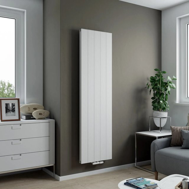 Ximax Aluminium-Heizkörper Valeo mit Mittenanschluss in Weiß, Breite: 180 cm, Höhe: 50 cm - Bild 1