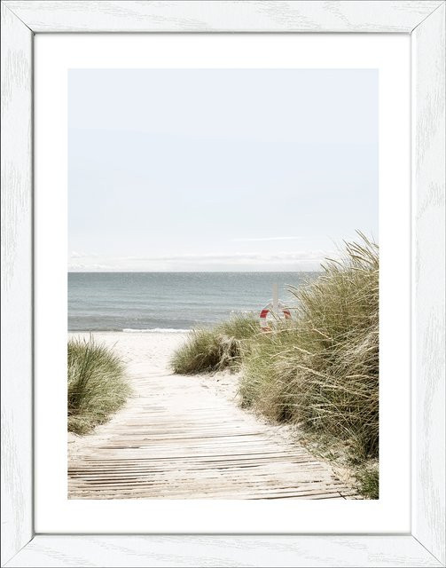Gerahmtes Bild NORDIC BEACH V von PRO ART in Multicolour im skandinavischen Design - Bild 1