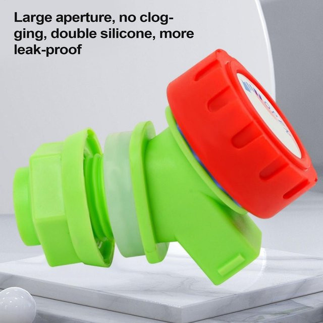 Outdoor Wasserhahn mit großem Durchmesser für Wassertanks, Aquarien und Gärbehälter, Multicolor - Bild 1