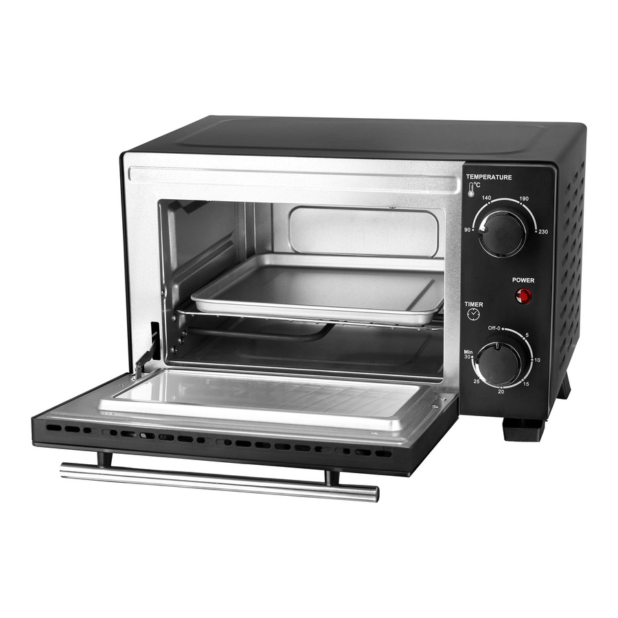 Emerio Mini-Backofen mit Grillfunktion und Timer in Schwarz - Bild 2