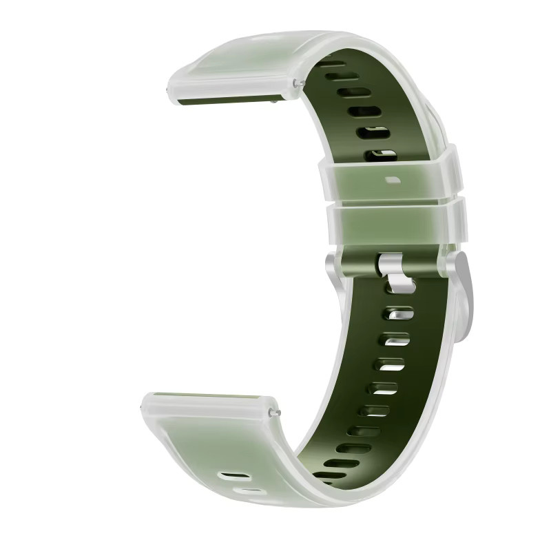 jansin Uhrenarmband Silikon, Weiß, Unisex - Bild 3