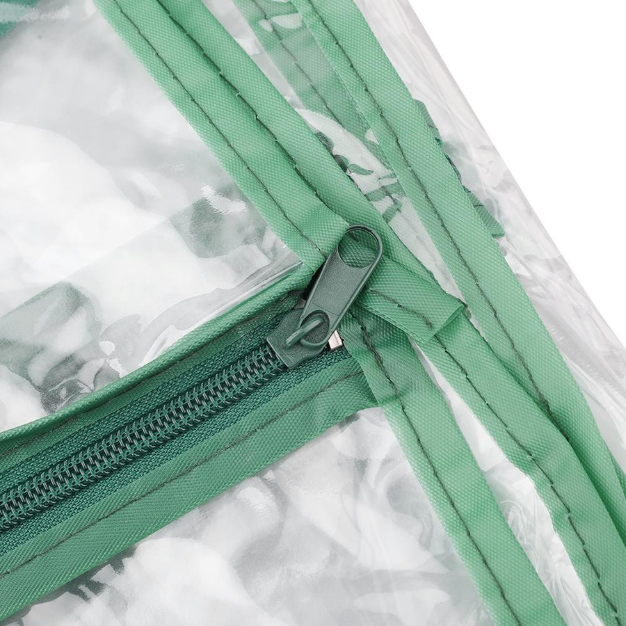 Koogeelife Gewächshausabdeckung aus transparentem PVC für Gartenbau und Gewächshaus, frostsicher und wärmeisolierend - Bild 3
