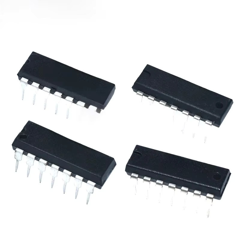 10 Stück Si Tai&SH CD4069UBE DIP14 Logik-IC Set in Schwarz - Bild 2