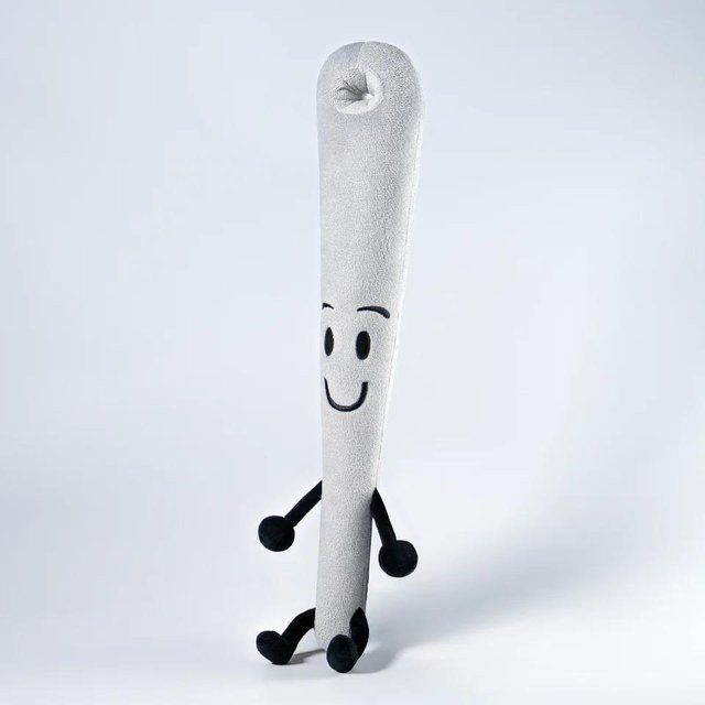 Yiran toy Bfdi Plüschtier, Zeichentrickfigur, Plüsch / Textil, Grau - Bild 1