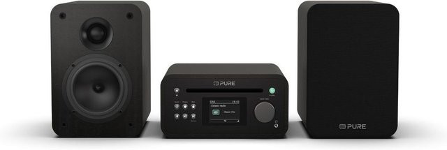 Pure Classic Stereo Mini Hifi-System in Schwarz - Bild 1