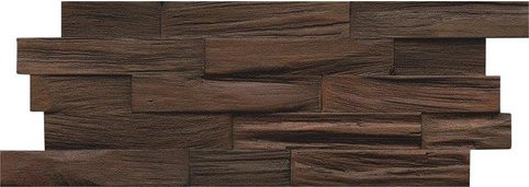 INDO Wandverblender INDO TEAK aus Holz in Braun, geölt, Stärke: 1,8 cm - Bild 1