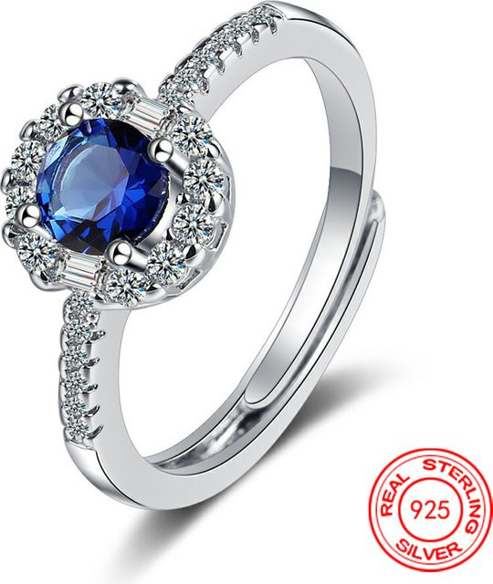 SHYDAN Ring 925 Silber, Zirkonia, Damen, verstellbar - Bild 1