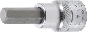 BGS Bit-Einsatz Innensechskant 8 mm mit 10 mm (3/8") Innenvierkant in Silber - Bild 1