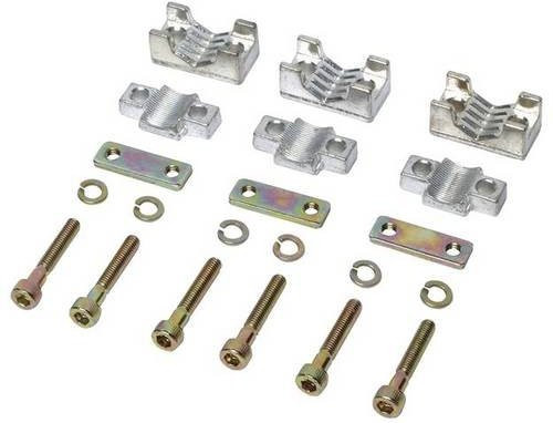 Hager LZ152 Prismenklemmensatz LT für NH2 120-240qmm, 3-polig, Farbe: Silber, für Cu/Al-Leiter - Bild 1