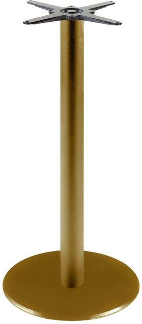 RestooTab Stehtischsäule Modell Rome in Gold, B/T/H: 40 x 40 x 110 cm - Bild 1