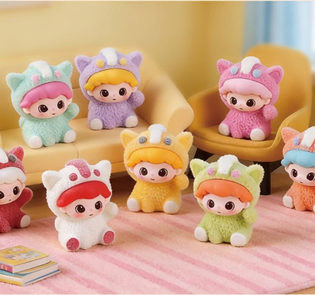 Bandai Pony-Blindbox, Schlüsselanhänger, Plüsch, Einhorn - Bild 1