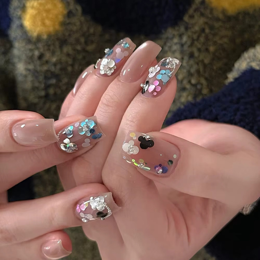 MAFANAILS Nagelglitzer Pailletten Star-Heart, Bunt, Glänzend - Bild 3