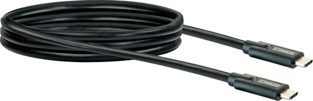 Schwaiger USB 3.2 Anschlusskabel USB-C in Schwarz, Länge: 2 m - Bild 1