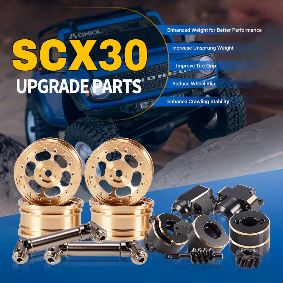 9IMOD Axial SCX30 Upgrade-Teile, Zubehör, Metall - Bild 2