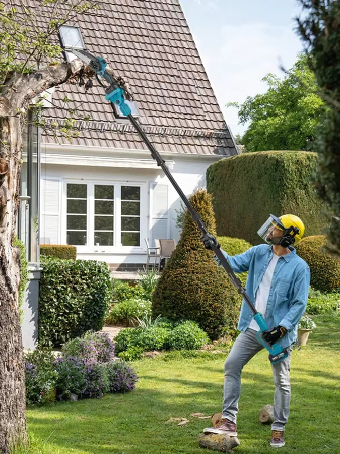 YOFIDRA 4-in-1 Bürstenlose Elektrische Kettensäge und Hochastschere mit Teleskopstange für Makita LXT Akkus - Bild 4