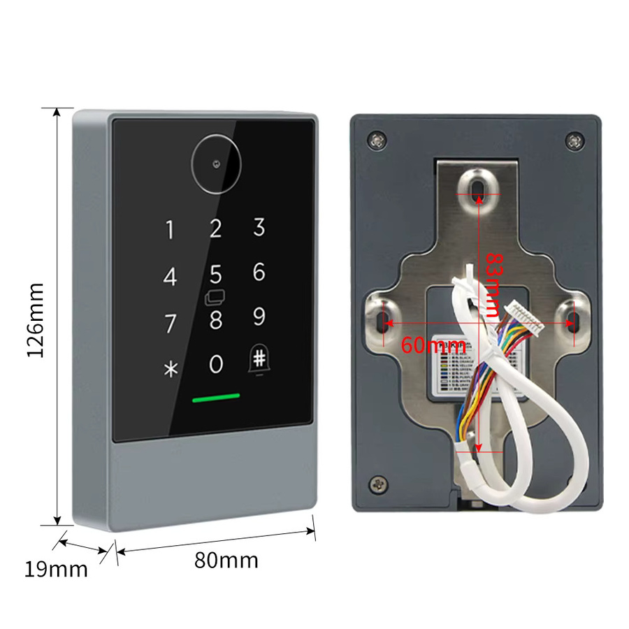 LUCKING DOOR WLAN QR-Code-Lesegerät mit NFC und RFID für die Zugangskontrolle, IP67 wasserdicht, kompatibel mit TTLOCK, Alexa und Google Home - Bild 6