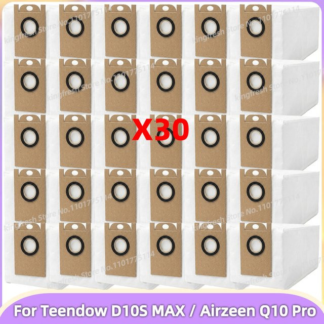 OSSIEAO Staubbeutel Ersatz für Teendow D10S MAX und Airzeen Q10 Pro Staubsauger Zubehör - Bild 1