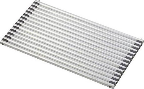 FIAP 1434 Fisch-Eierzählplatte aus Aluminium in Silber, Durchmesser: 155 mm, Höhe: 55 mm - Bild 1