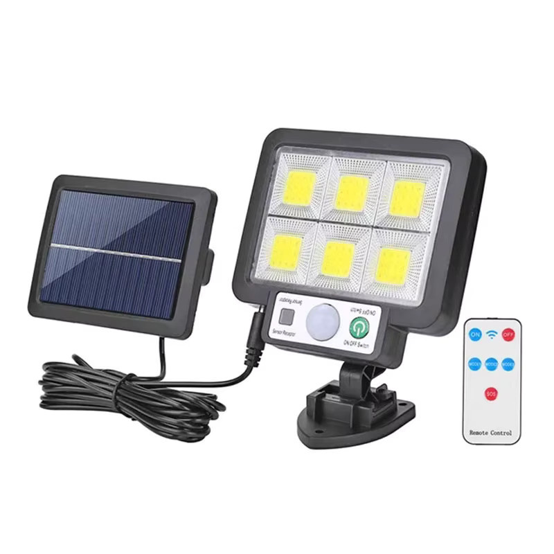 ESMARTER LED Solar Wandleuchte Schwarz mit Bewegungssensor und 3 Modi für Garten und Außenbereich - Bild 7