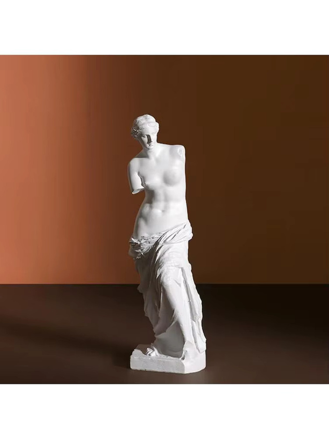 Kesoto Venus-Statue aus Kunstharz in Weiß zur modernen Heimdekoration, Höhe: 15,0 cm - Bild 4