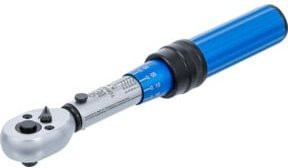 BGS Drehmomentschlüssel 2824 mit 1/4 Zoll Außenvierkant 6,3 mm, 1 - 6 Nm, Blau - Bild 1