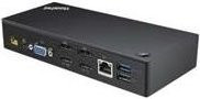 Lenovo ThinkPad USB-C Dockingstation in Schwarz mit USB-C, VGA und GigE, 90 Watt, kompatibel mit ThinkPad E14 Gen 4, E15 Gen 4, L13 Yoga Gen 3, L14 Gen 3, T14s Gen 3 und X1 Nano Gen 2 - Bild 1