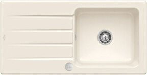 Villeroy & Boch Spüle Architectura Beige mit Ablaufrinne, Exzenter und CeramicPlus Beschichtung, Breite: 60 cm - Bild 1