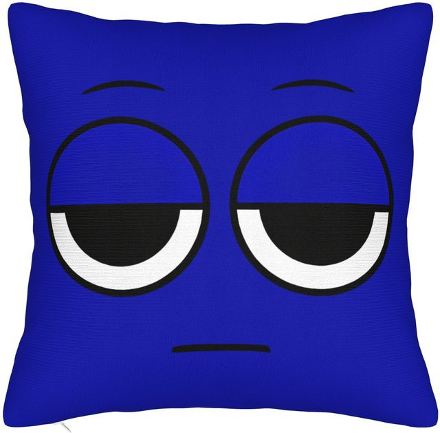 Sprunki Sky Square Kissenbezug von JMG Clothing in Blau aus Polyester mit Cartoon Anime Design für 45 x 45 cm - Bild 1