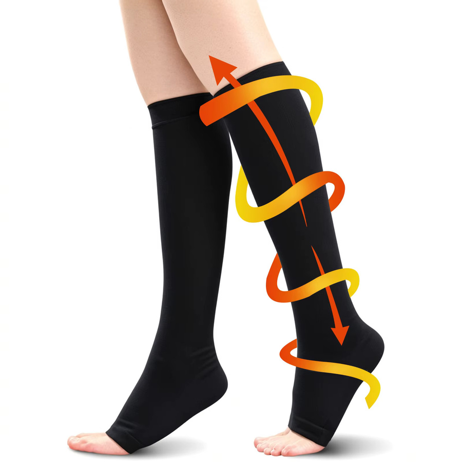 Cofoe Kompressionssocken, zehenloser Stützschlauch, Unisex - Bild 7