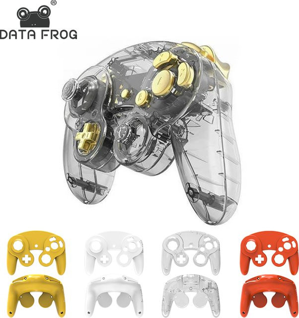 DATA FROG Ersatzgriffschale für GC Game Controller Shell, transparent - Bild 1