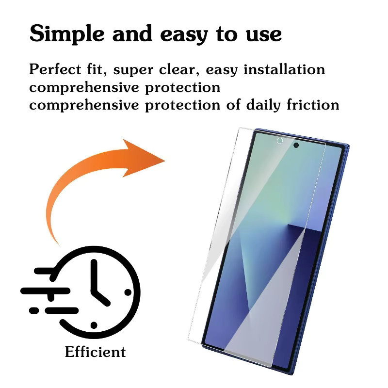 Premium Gehärtetes Glas Displayschutz Transparent für Samsung Galaxy Z Fold 8, Z Fold 7 und Z Fold 6 - Bild 4