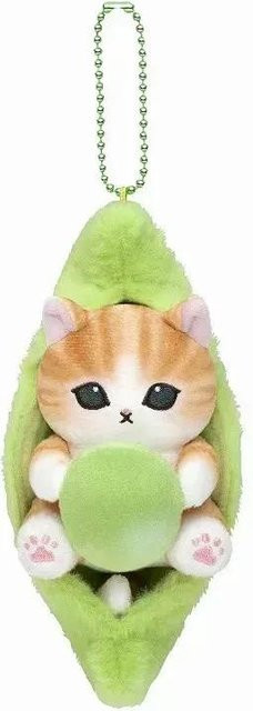 Yiran toy Mofusand Kawaii Haifischkatze Schlüsselanhänger, Plüschtiere, ab 14 Jahren - Bild 1