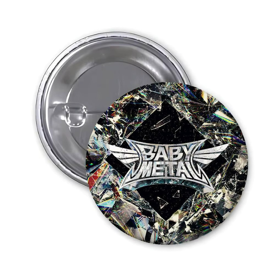 Brosche Babymetal, Weißblech, Japanischer Rock - Bild 7
