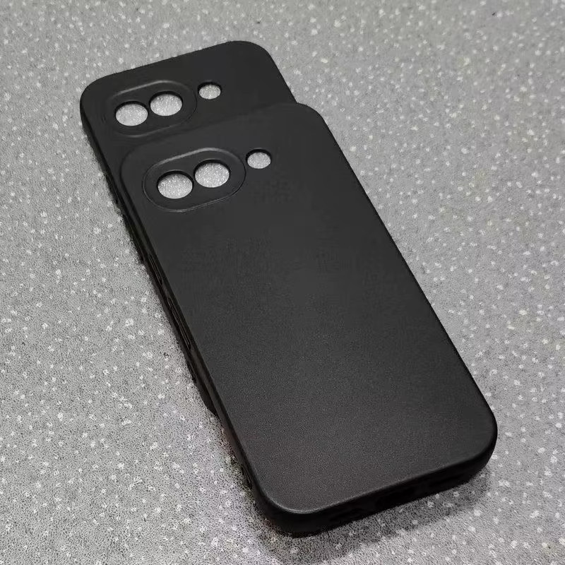 Stoßfeste Silikon-Handyhülle für Google Pixel 10A in Schwarz - Bild 3