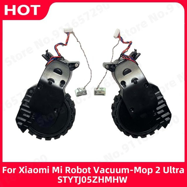 Xiaomi Mi Robot Vacuum-Mop 2 Ultra STYTJ05ZHMHW Ersatzrad-Set links und rechts in Schwarz - Bild 1
