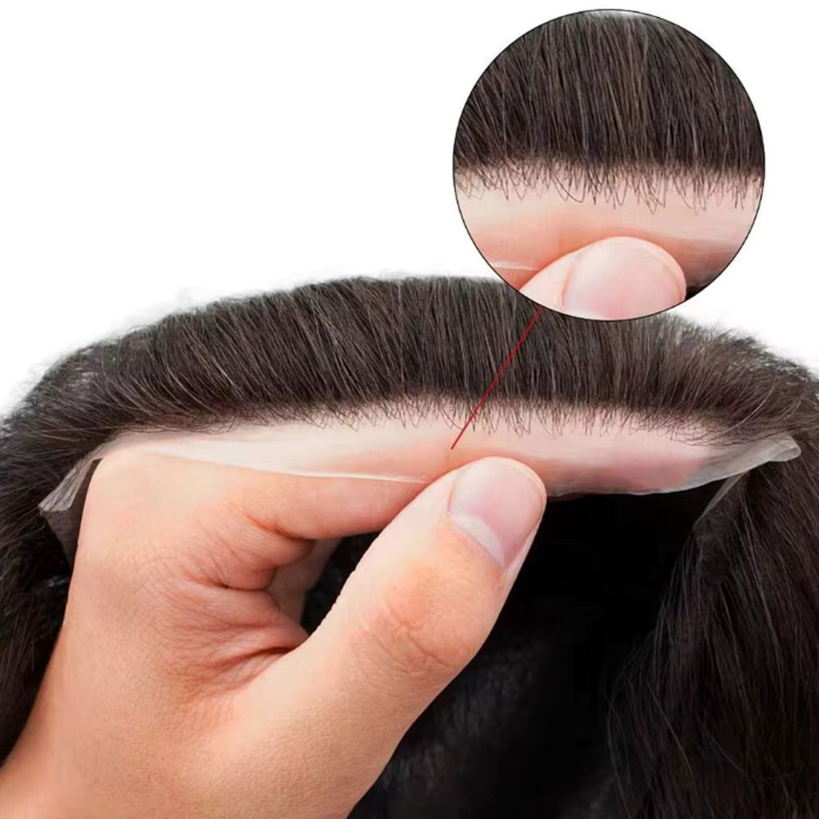 eseewigs Frontal Haarteil Echthaar Extensions, Unisex - Bild 3